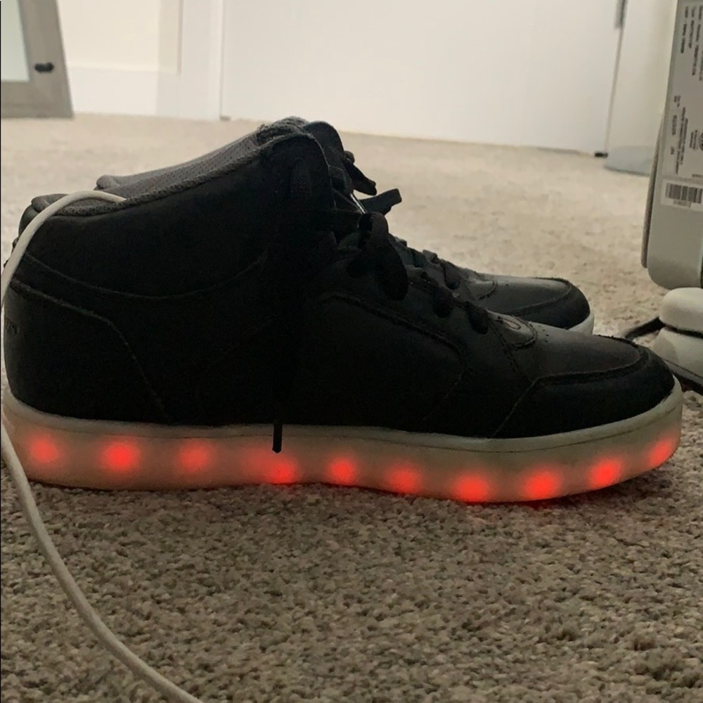 Sketchers unisex LED shoes.